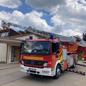Schulung der Drehleitermaschinisten